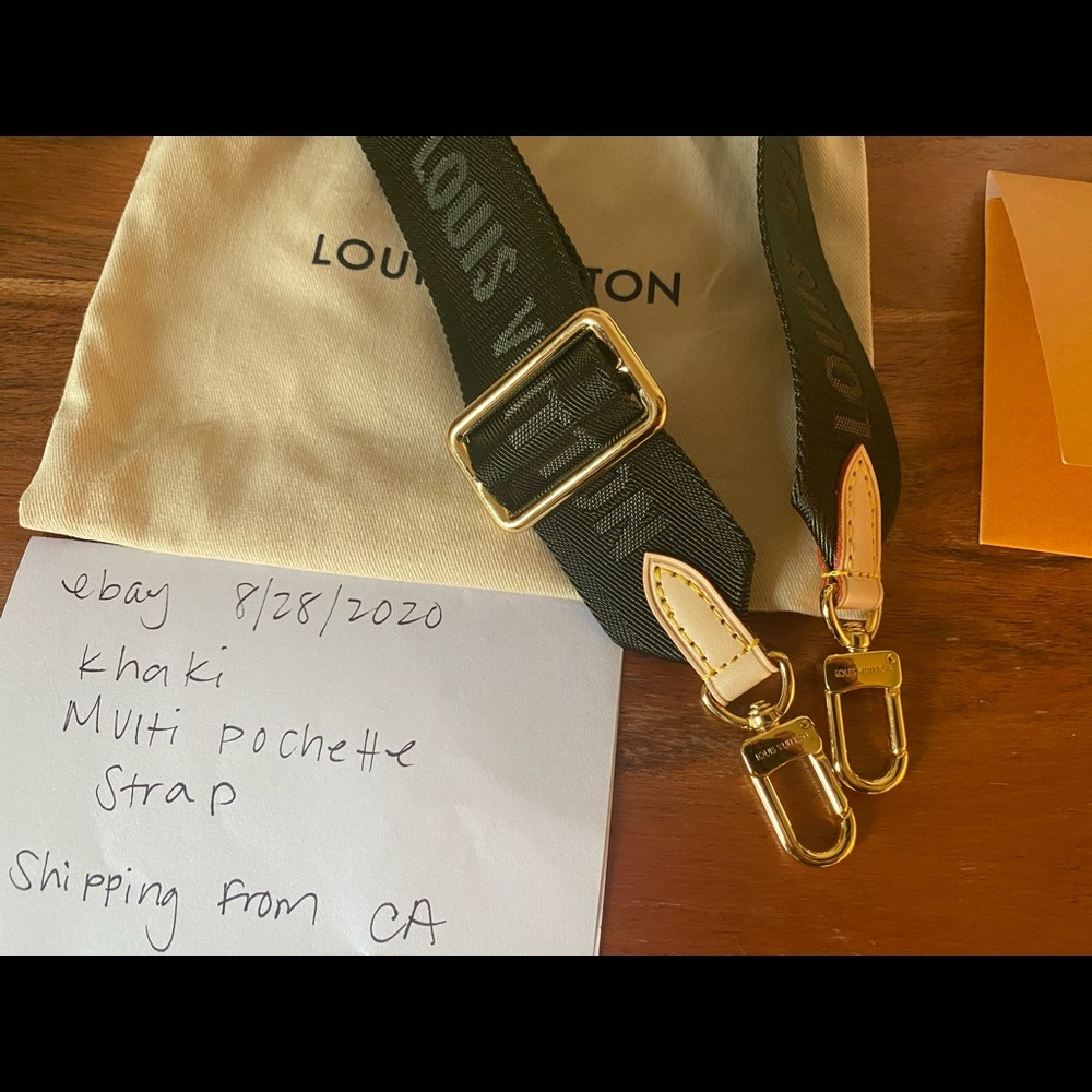 ‼️SOLD‼️Louis Vuitton Khaki Strap Multipochette - Picture 2 of 11